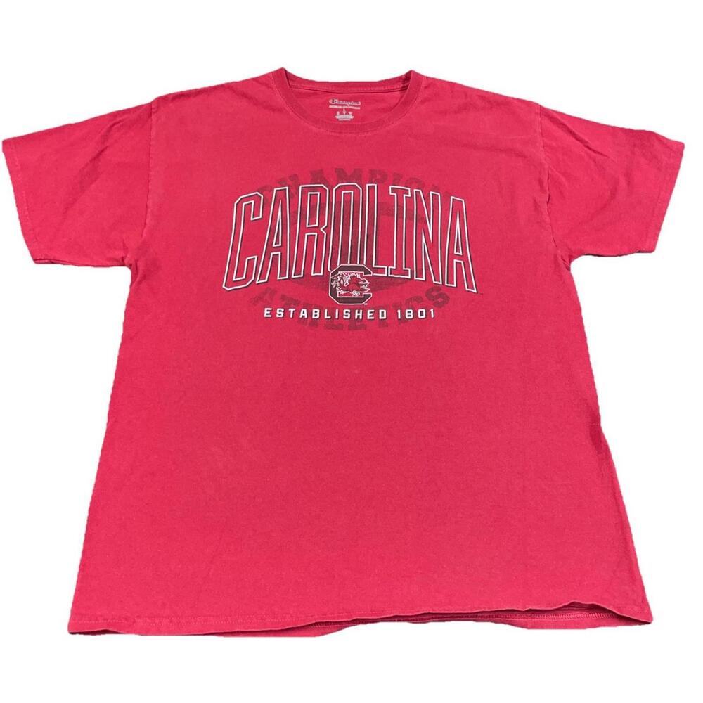 Champion South Carolina Gamecocks Baseball Football Tee Adult Size Large